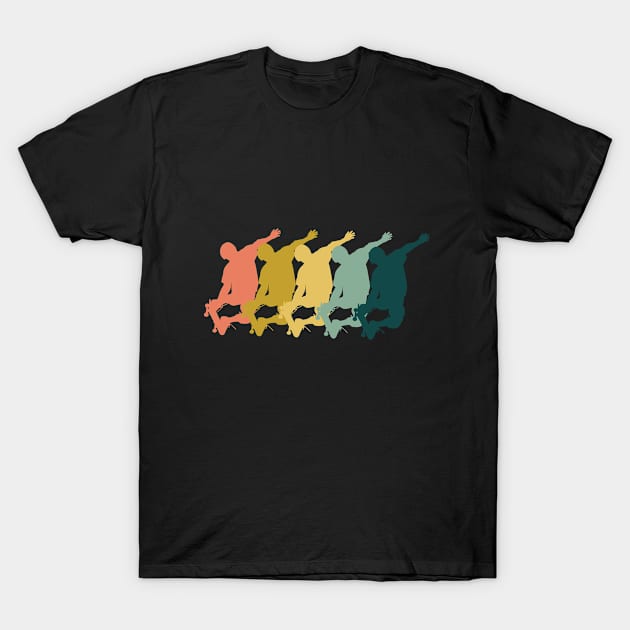 Skateboarding - Skateboarding Retro T-Shirt by Kudostees